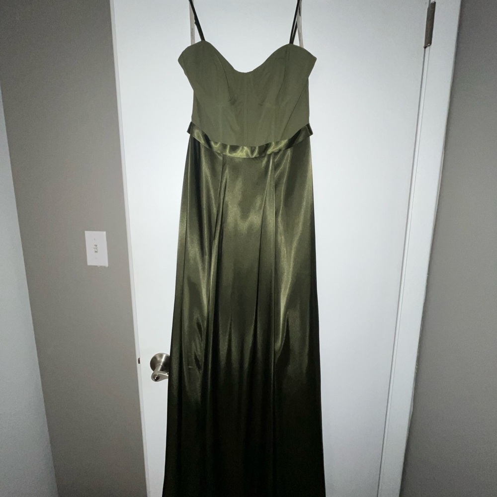 Galina Signature Bridesmaid Dress with Charmeuse Skirt | David's Bridal - Picture 9 of 9